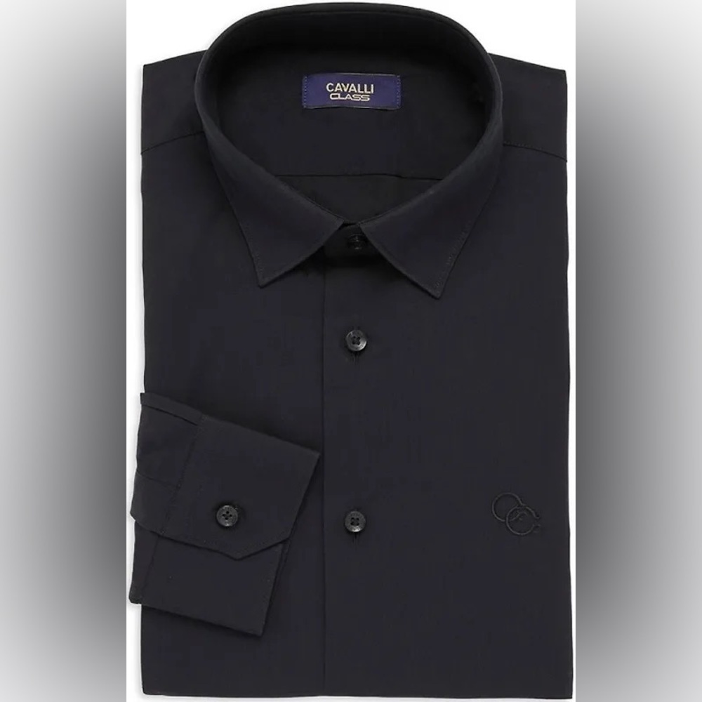 ❌SOLD❌NWT Cavalli Class by Roberto Cavalli Comfort Fit Dress Shirt